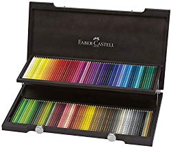 Faber-Castell 120 colored pencil wood box