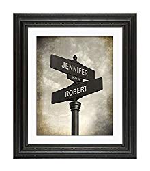 Lovers Crossroad Personalized Print