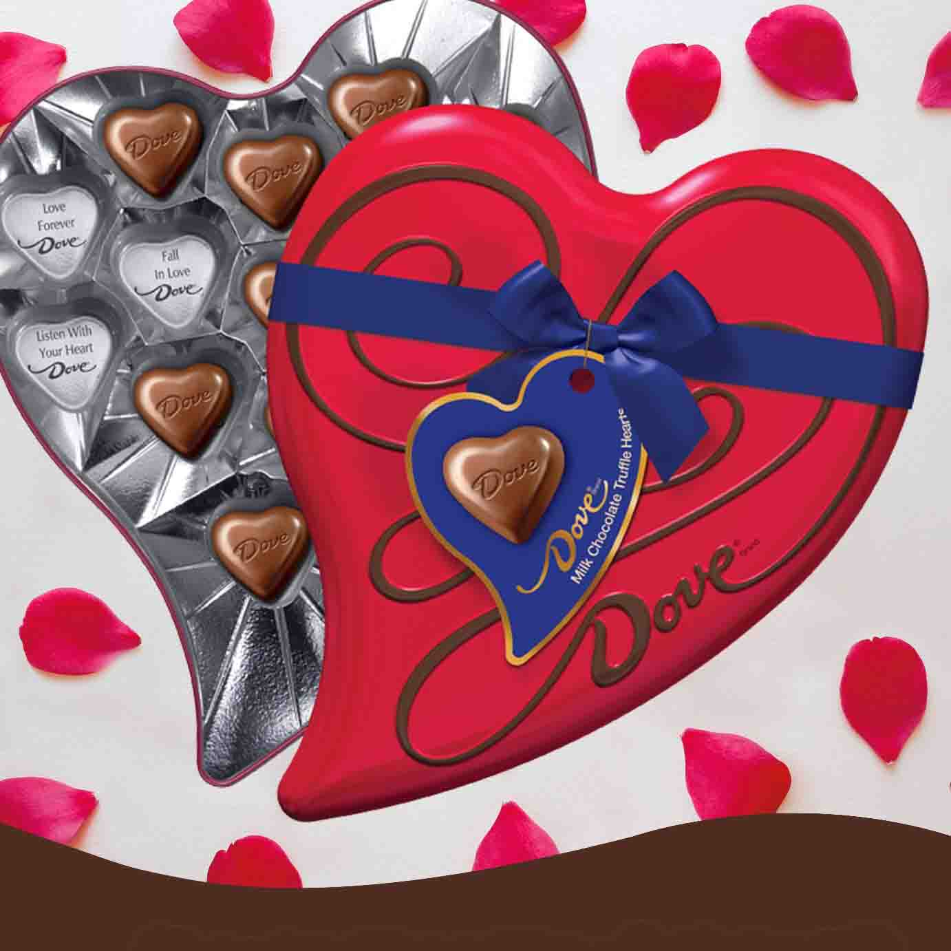 Dove Milk Chocolate Heart Candy Box