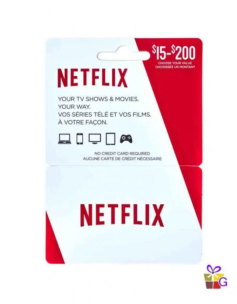 Netflix Gift Card - giftideasclub.com