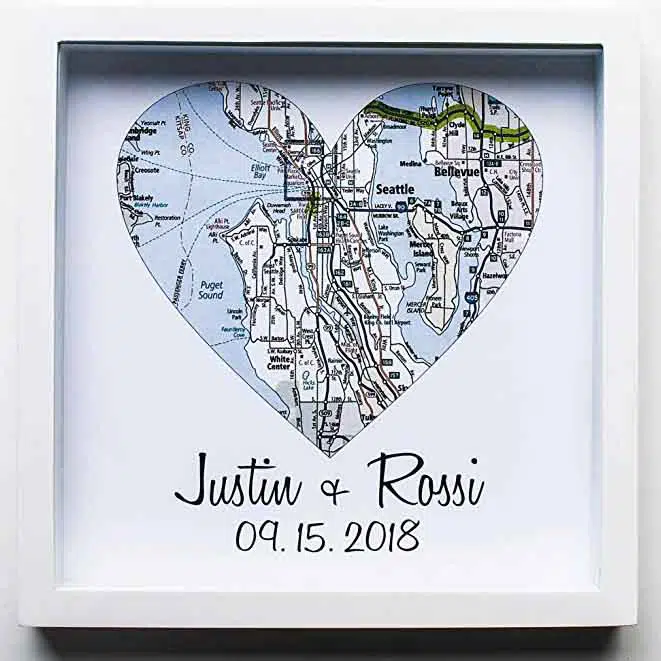 Personalized Memorable Location map