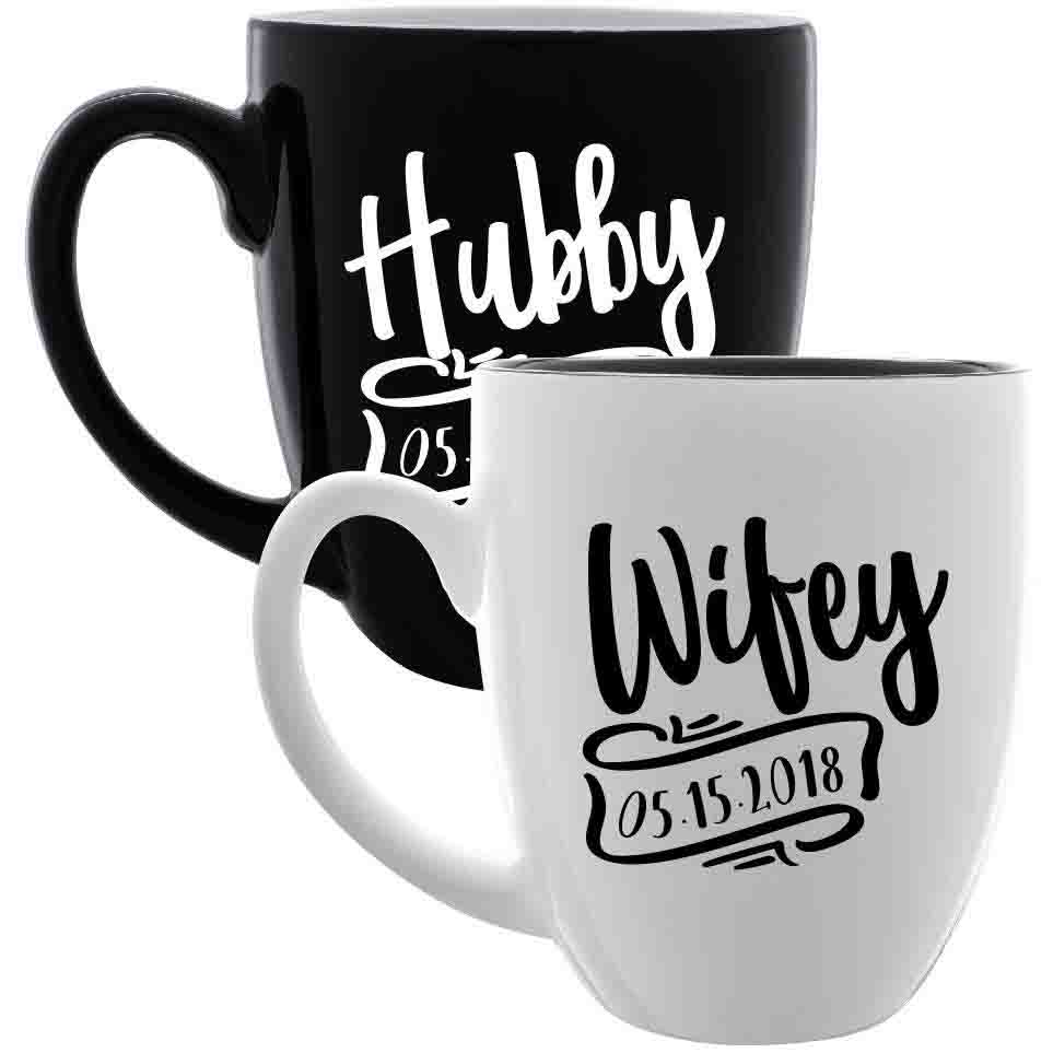 Wifey-Hubby Coffee Mug Set