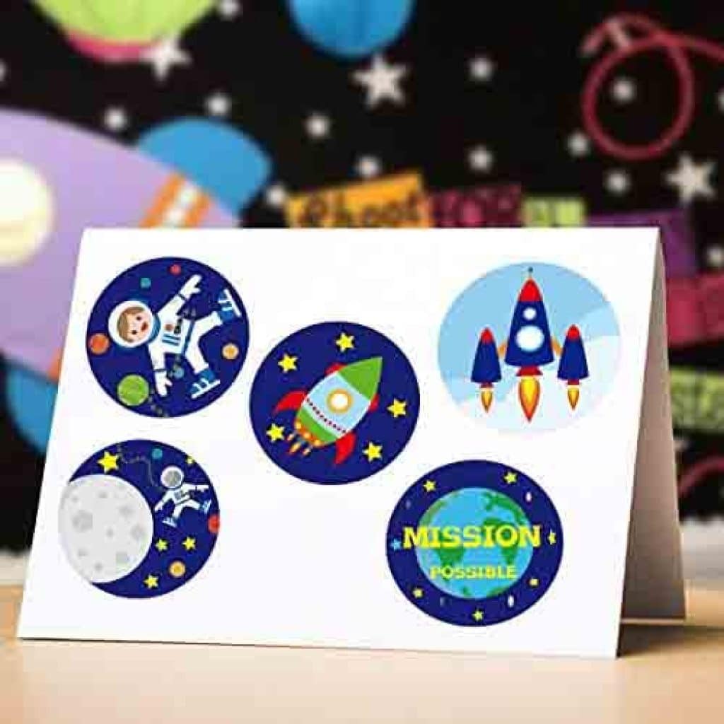 Space Roll Stickers