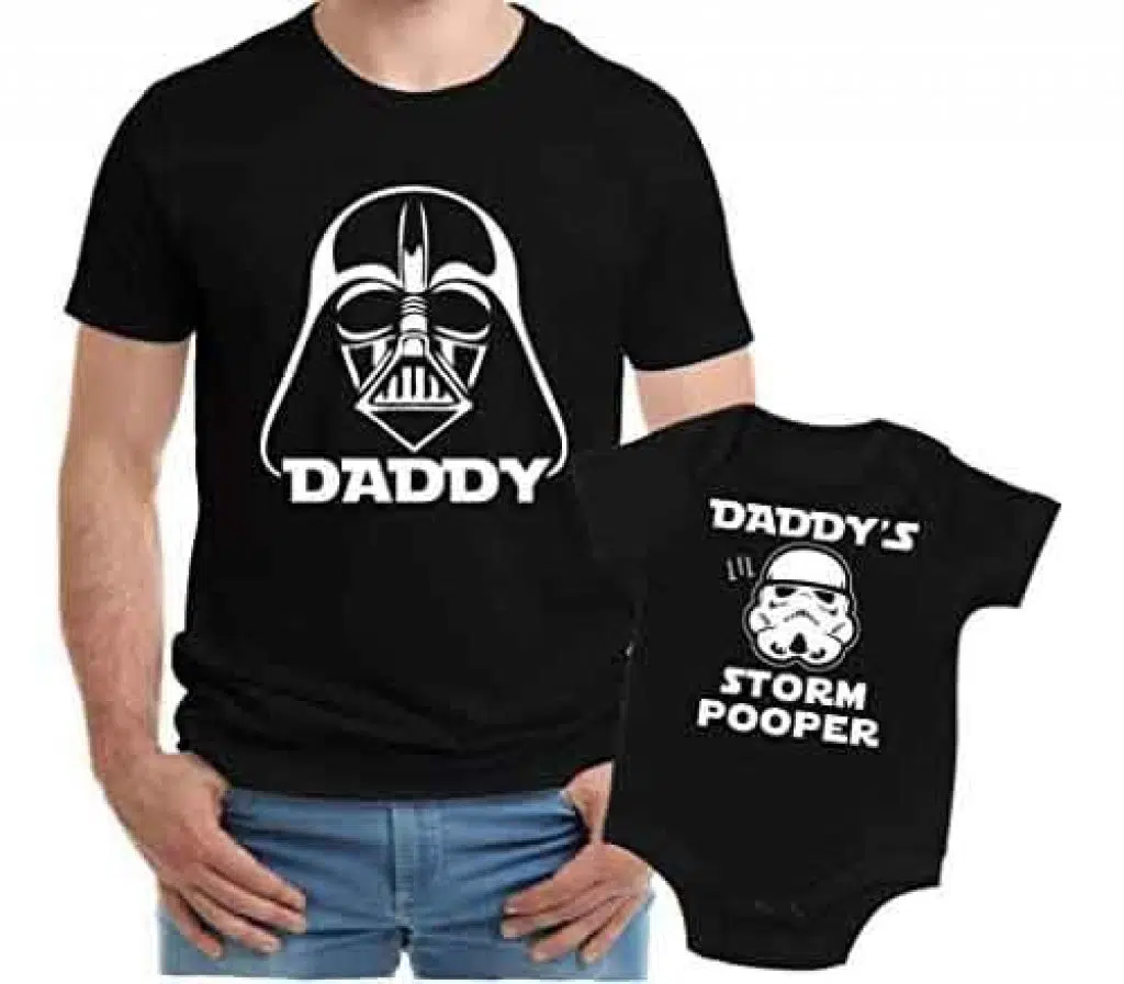 Dad and Baby's Matching t-shirt