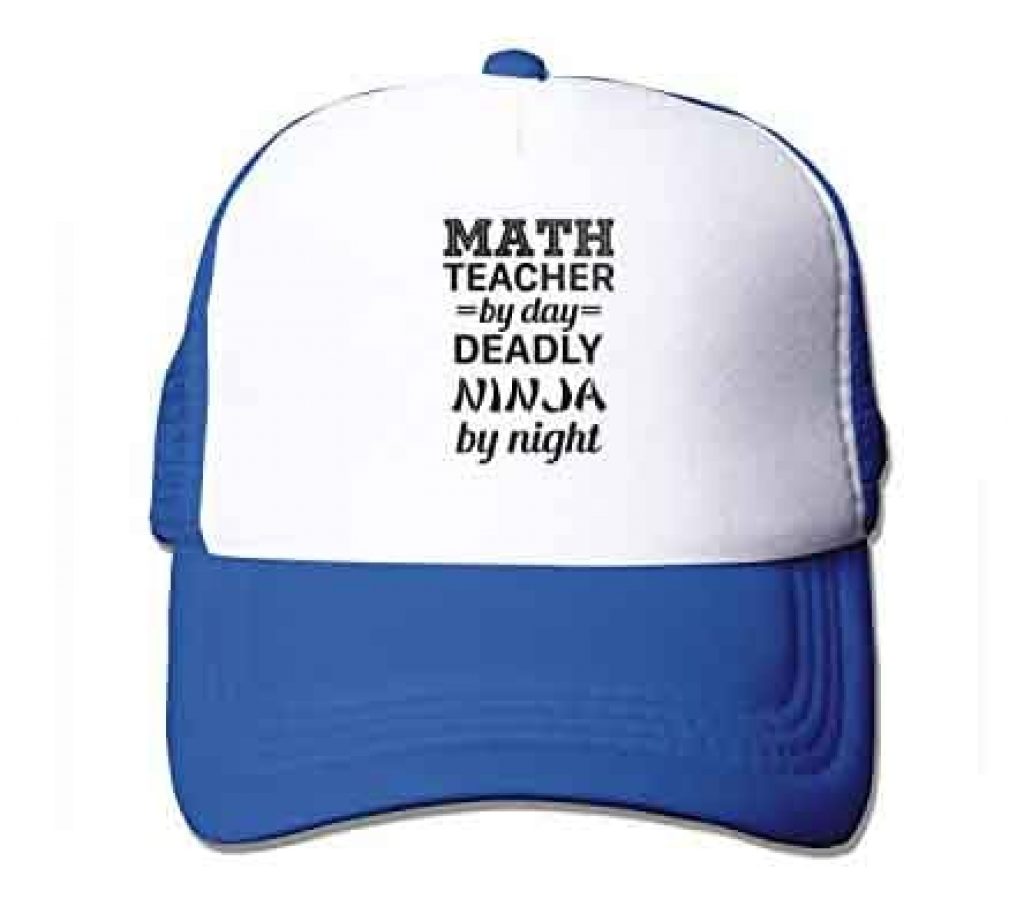 Funny Math Teacher Cap