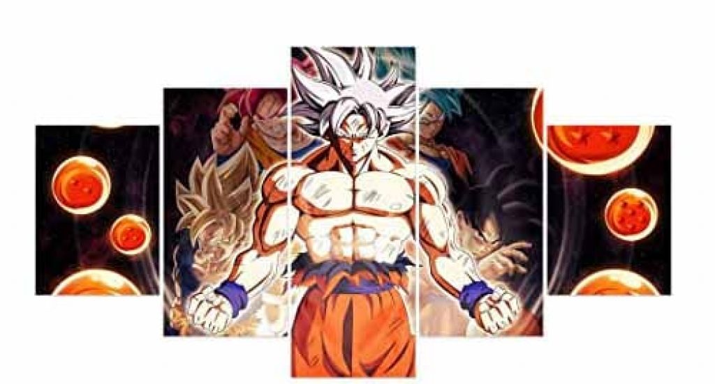 Goku 5 Canvas Wall Art