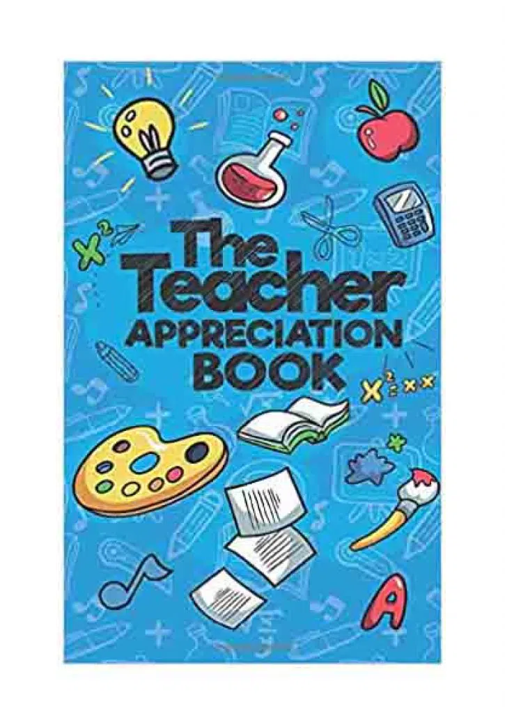 Teacher Appreciation Book