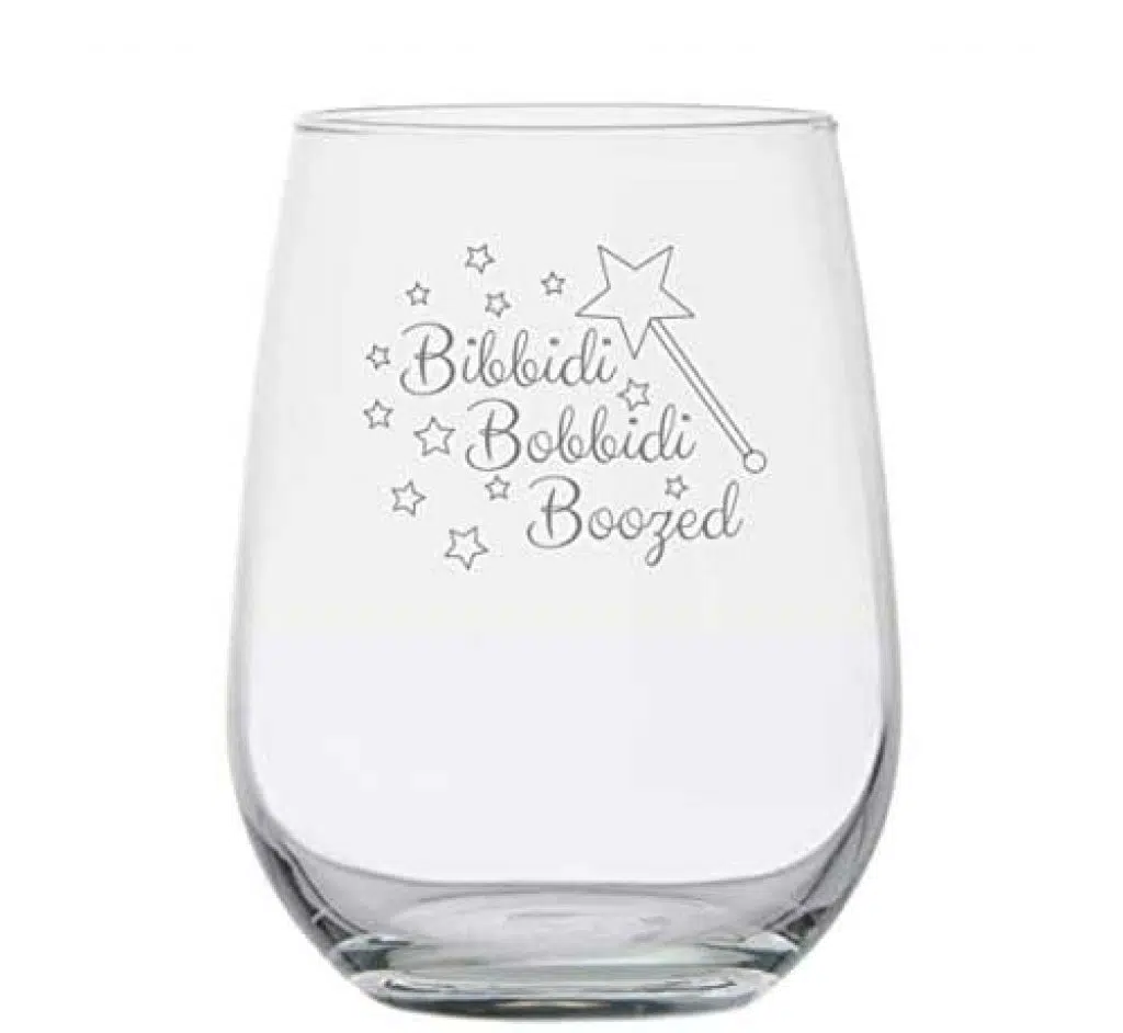 Bibbidi Boozed Glass