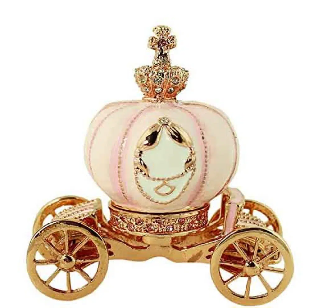Pumpkin Carriage Trinket Box