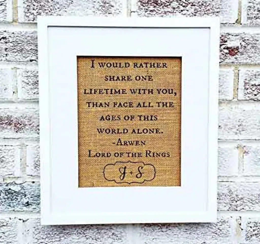 Romantic Quote Print