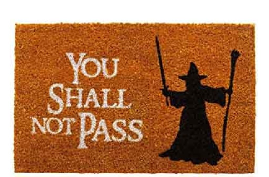 You shall not pass Doormat