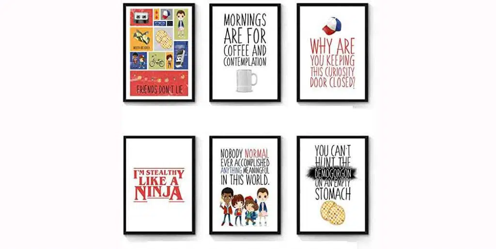 Stranger Things Kids Wall Arts