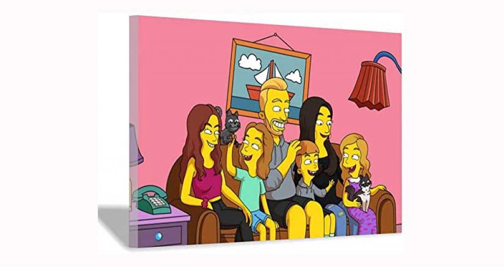 Simpsons Custom Portrait