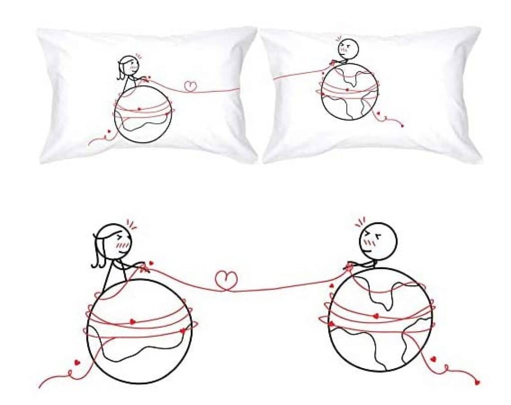 Boldloft Couples Pillowcase