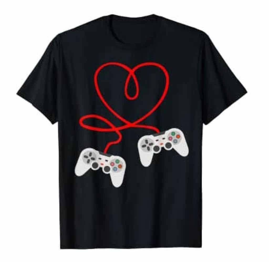 Gamers Couple Valentines Day t-shirt
