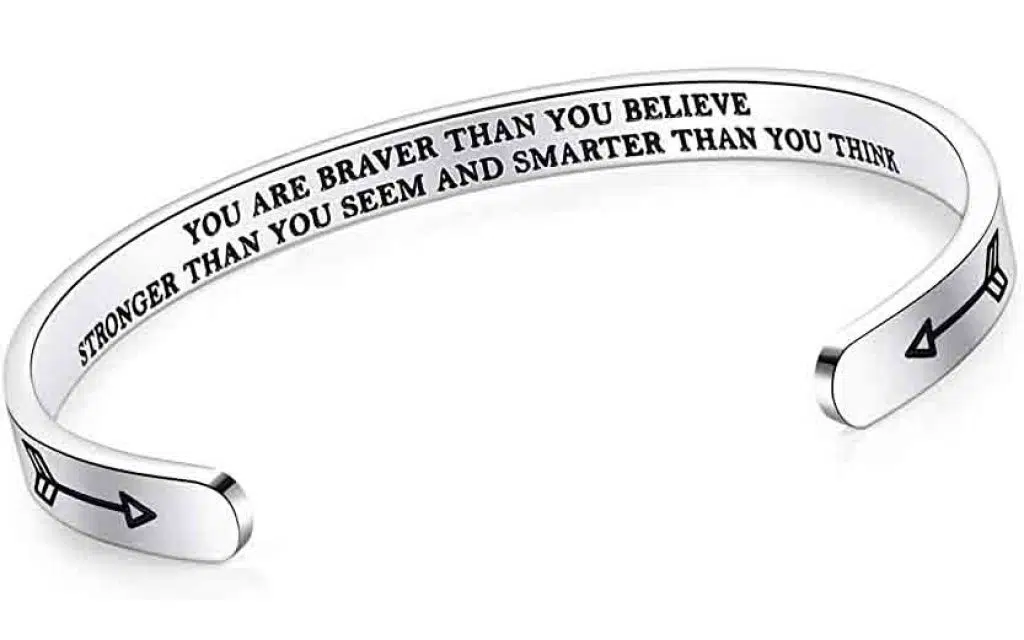 Inspirational Quoted Bracelet