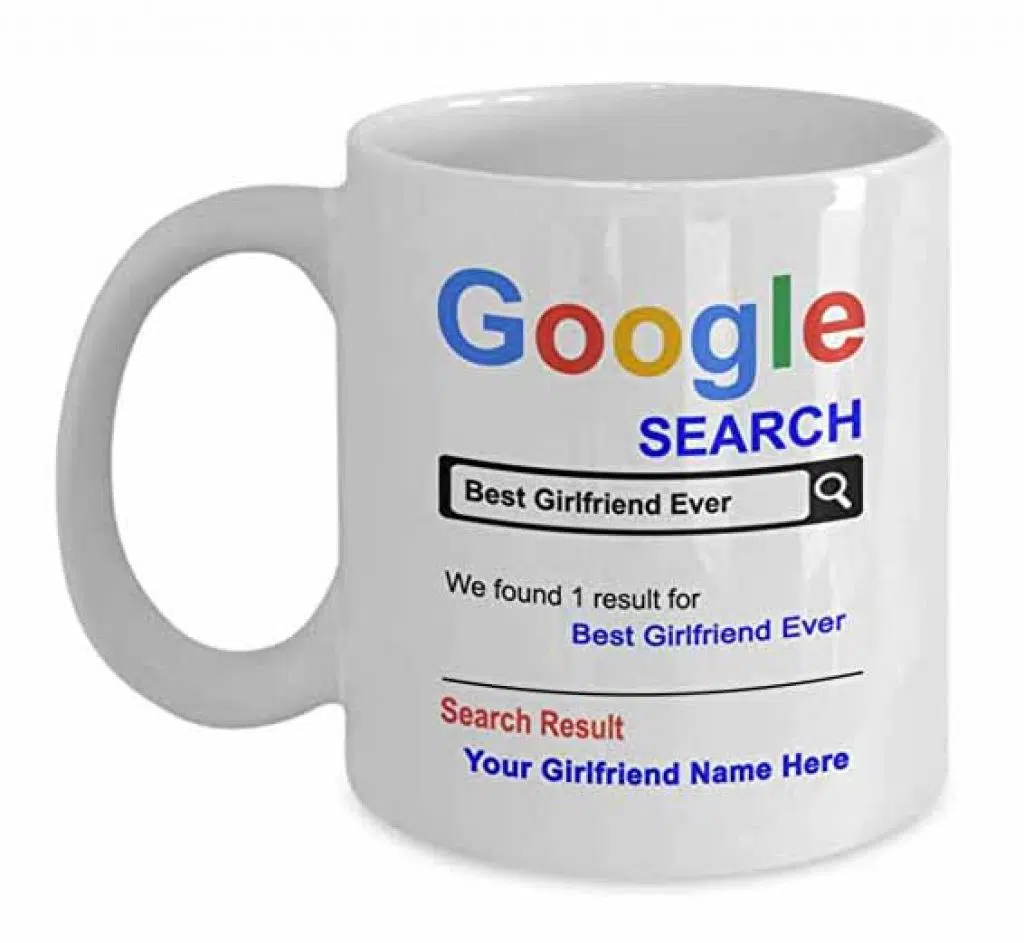Personalized Search Girlfriend Mug
