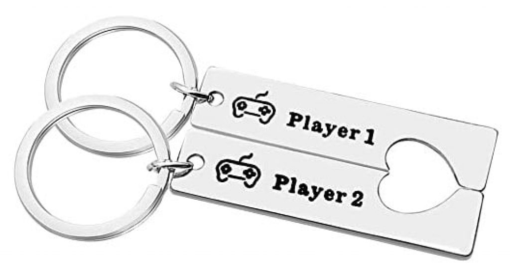 Player 1 Player 2 Set of Keychains