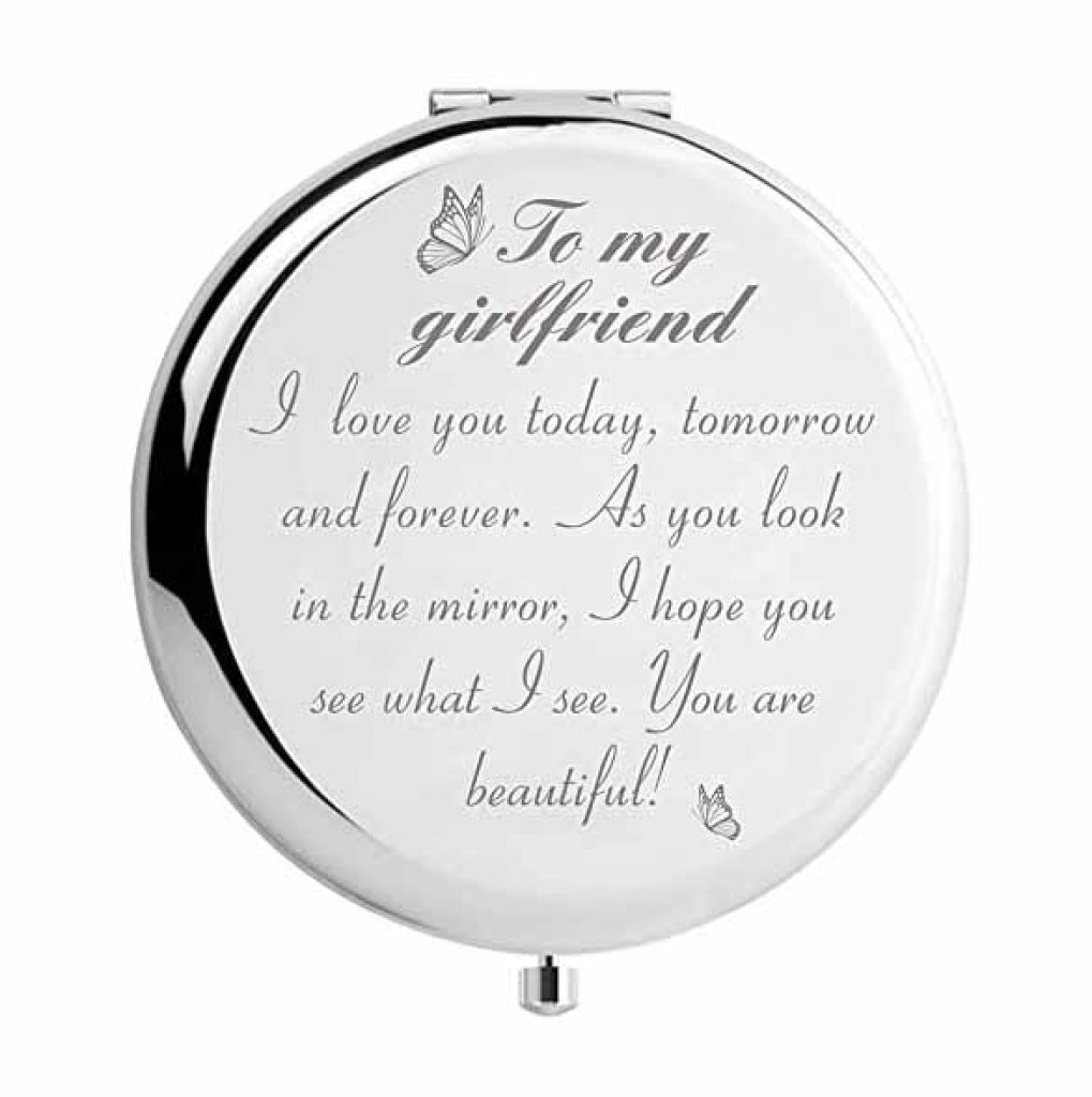 To My Girlfriend Makeup Mirror