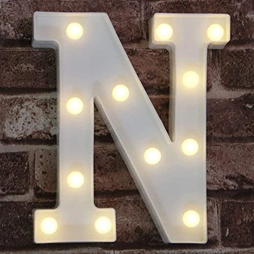 Letter N Light Sign