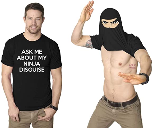 Ninja Disguise Flip T-shirt