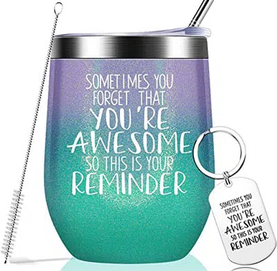 Cute-Quote-Tumbler-with-Keychain