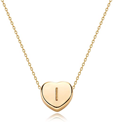 Letter i Initials Necklace