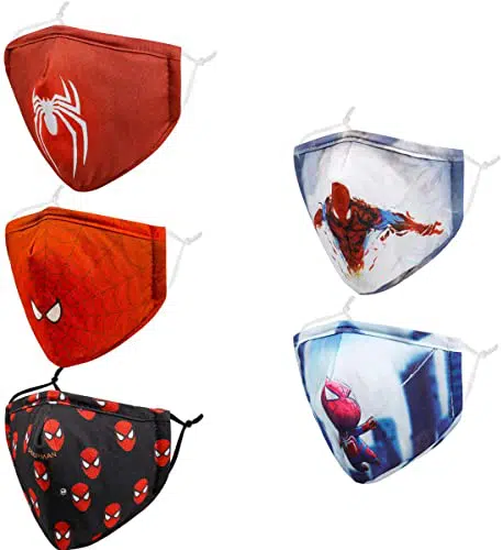Spiderman 5 pcs Mask Set