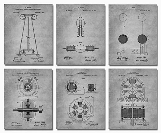 Tesla-Patent-Prints