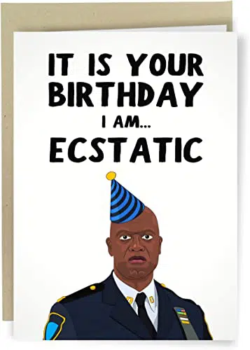 Funny Captain Holt Birthday Gift Card