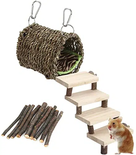 Hamster Bed House with Sticks