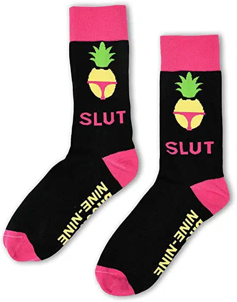 Pineapple Slut Socks