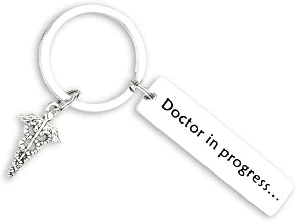 Doctor in Progress Keychain