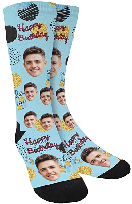 Funny Personlized Happy Birthday Socks