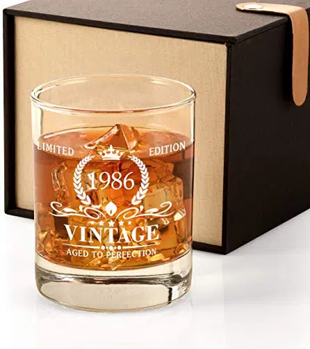 Premium Whiskey Glass for 35th Birthday