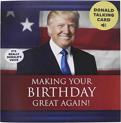 Talking Trump Birthday Card