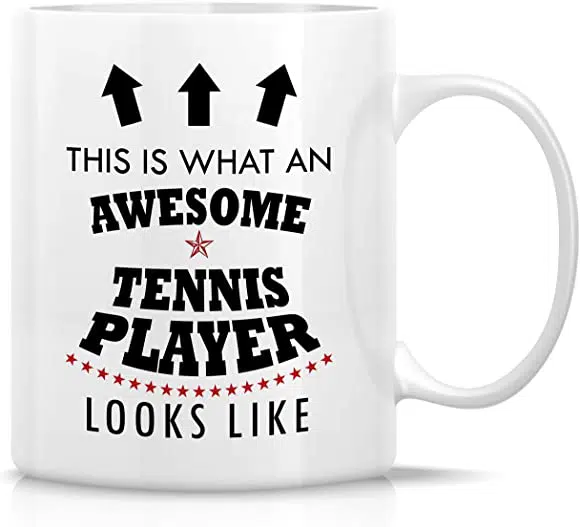Funny Mug for Awesome Tennis Players