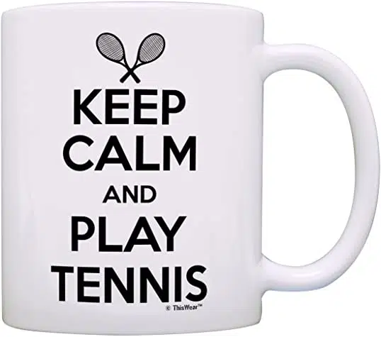 Keep Calm Play Tennis Mug
