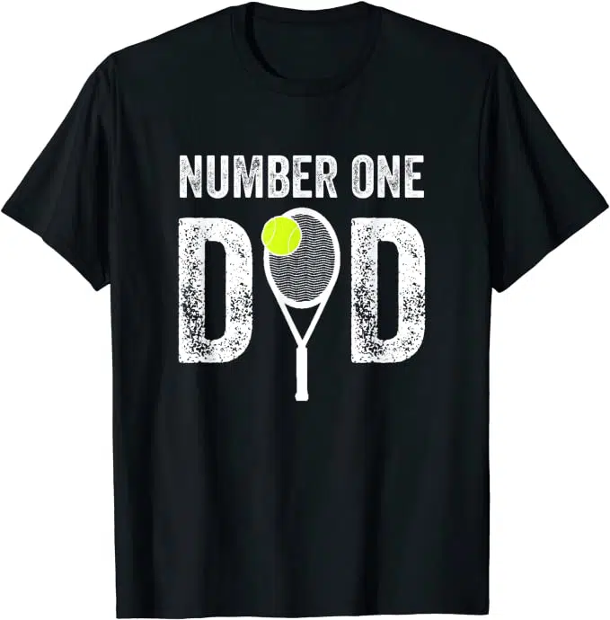Number One Tennis Dad t-shirt