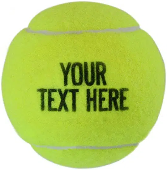 Personalized Printed Tennis Ball