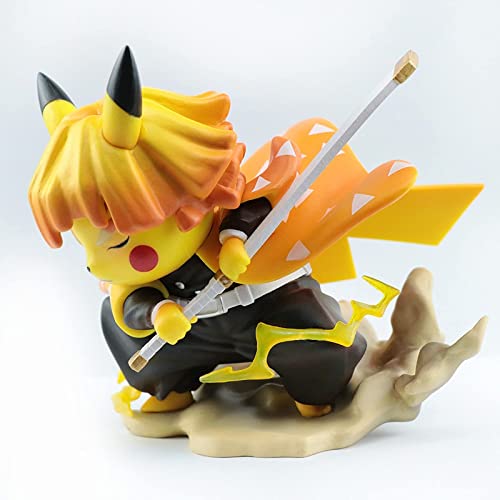 Pikachu style Zenitsu Figure