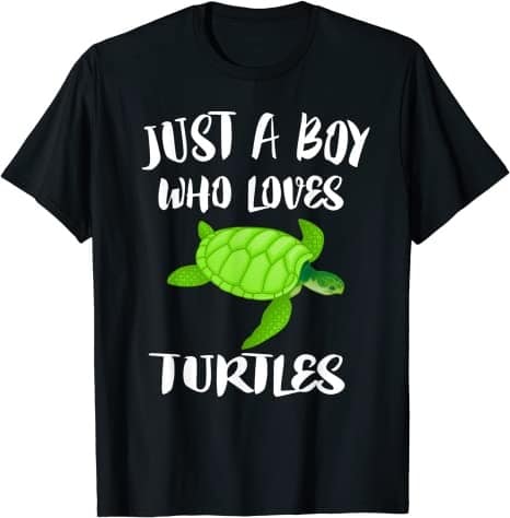 Loves Turtles t-shirt for boys