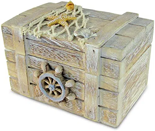 Wooden Jewelry Treasure Box