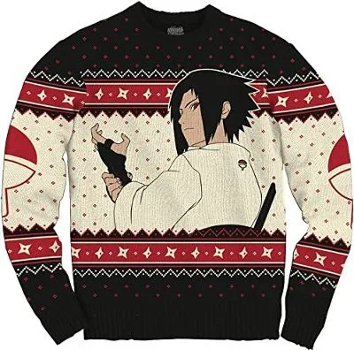 Sasuke Uchiha Ugly Christmas Sweater