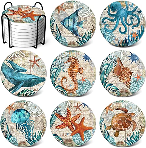 Ocean Life Coasters