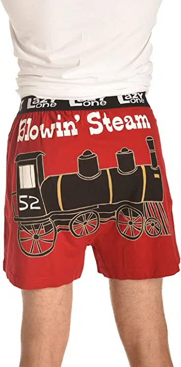 Sarcastic Blowin’ Steam Boxers