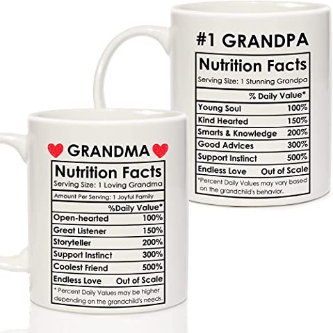 Funny Grandma and Grandpa Mugs