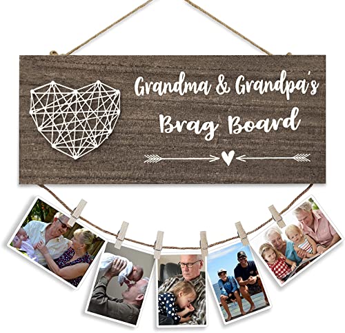 Grandma and Grandpa Brag Board