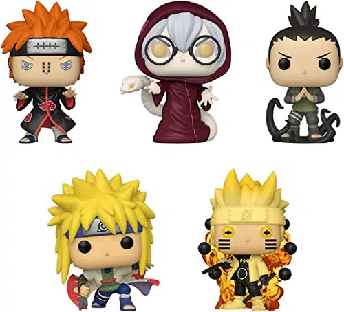 Naruto 5 piece figurine set