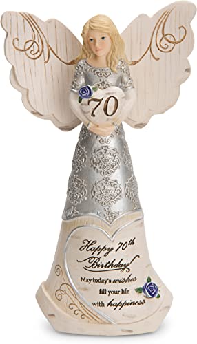70th Birthday Angel Figurine
